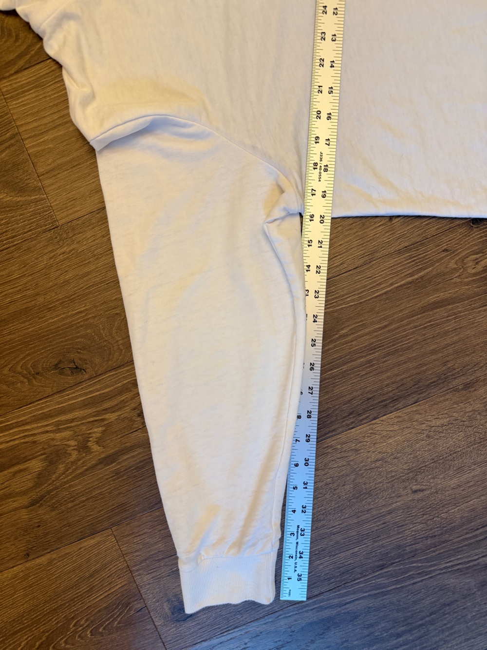 Jane & Delancey White Hooded Tunic Top High Low Hem Long Sleeve 1X Plus Size - Picture 12 of 12